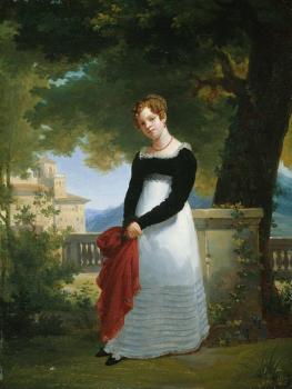 Francois-Edouard Picot : Portrait of Adelaide Sophie Cleret